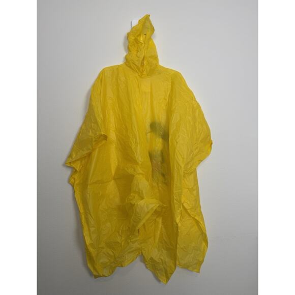 Disney Poncho Rain Coat Mickey Mouse Adult Yellow Florida Vintage One Size - Picture 4 of 4